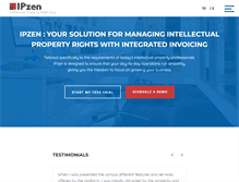 Tablet Screenshot of ipzen.com